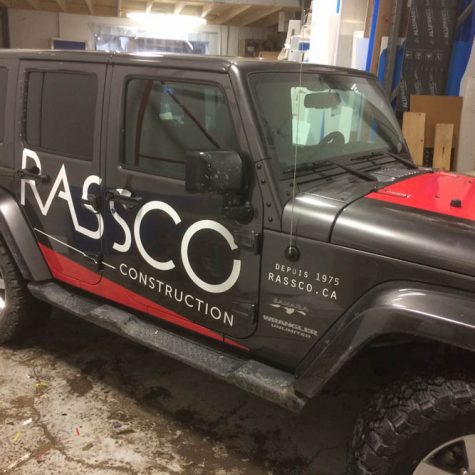 Lettrage Jeep Construction Rassco